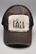 Hello Fall Patch Hat