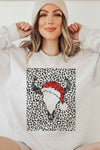 CATTLE CHRISTMAS GRAPHIC SWEATSHIRT