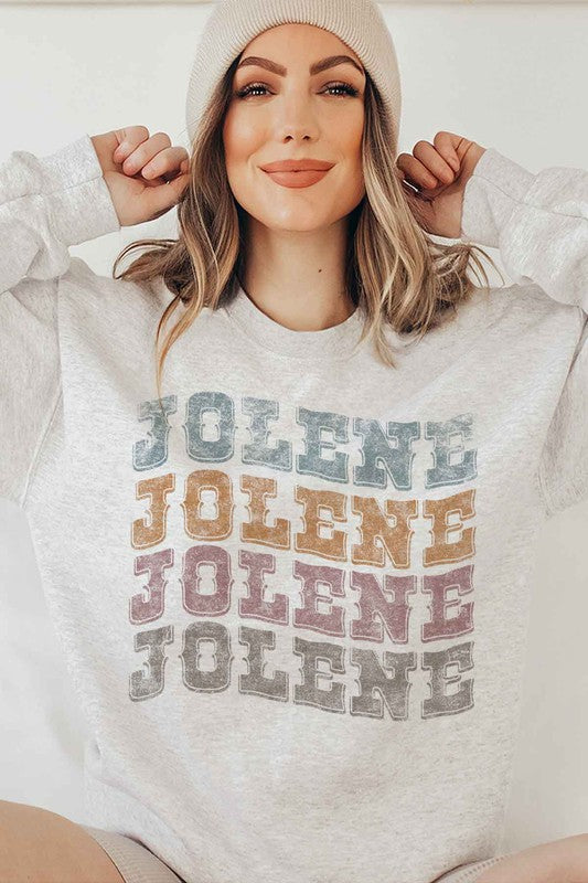 JOLENE WESTERN DOLLY GRAPHIC SWEATSHIRT