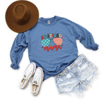 American Mama Sunglasses Graphic Sweatshirt