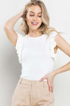 Ruffle Feathers Top