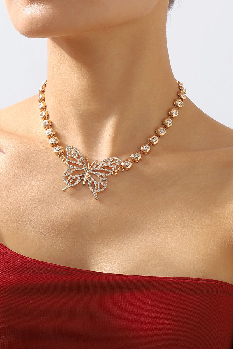 Sophisticated Butterfly Necklace