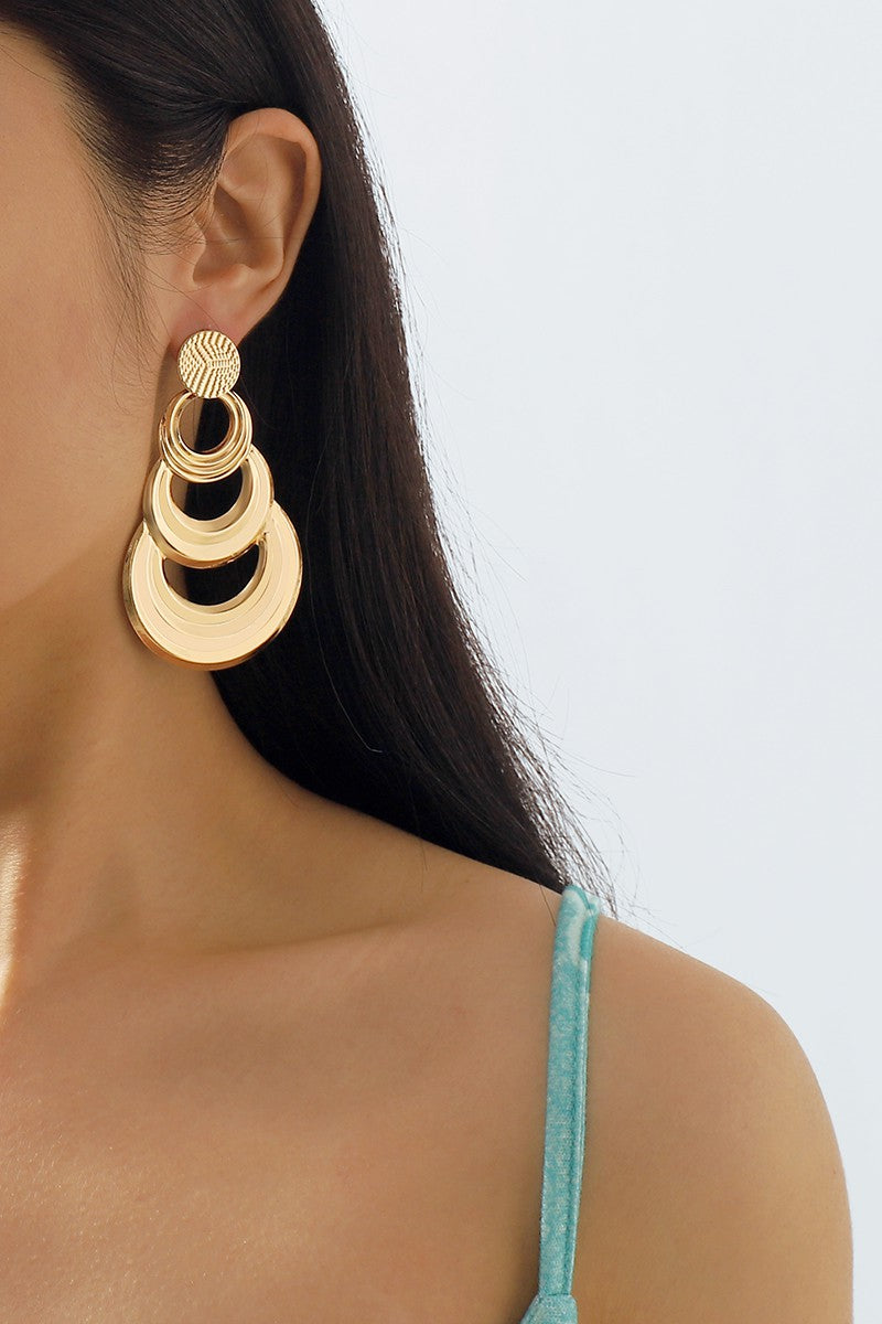 Gold Loops Earrings