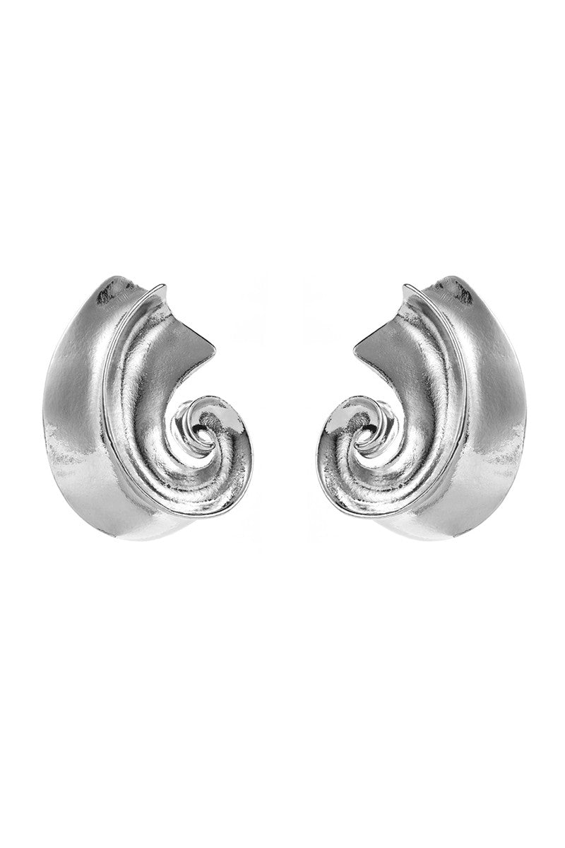 Irregular Spiral Earring