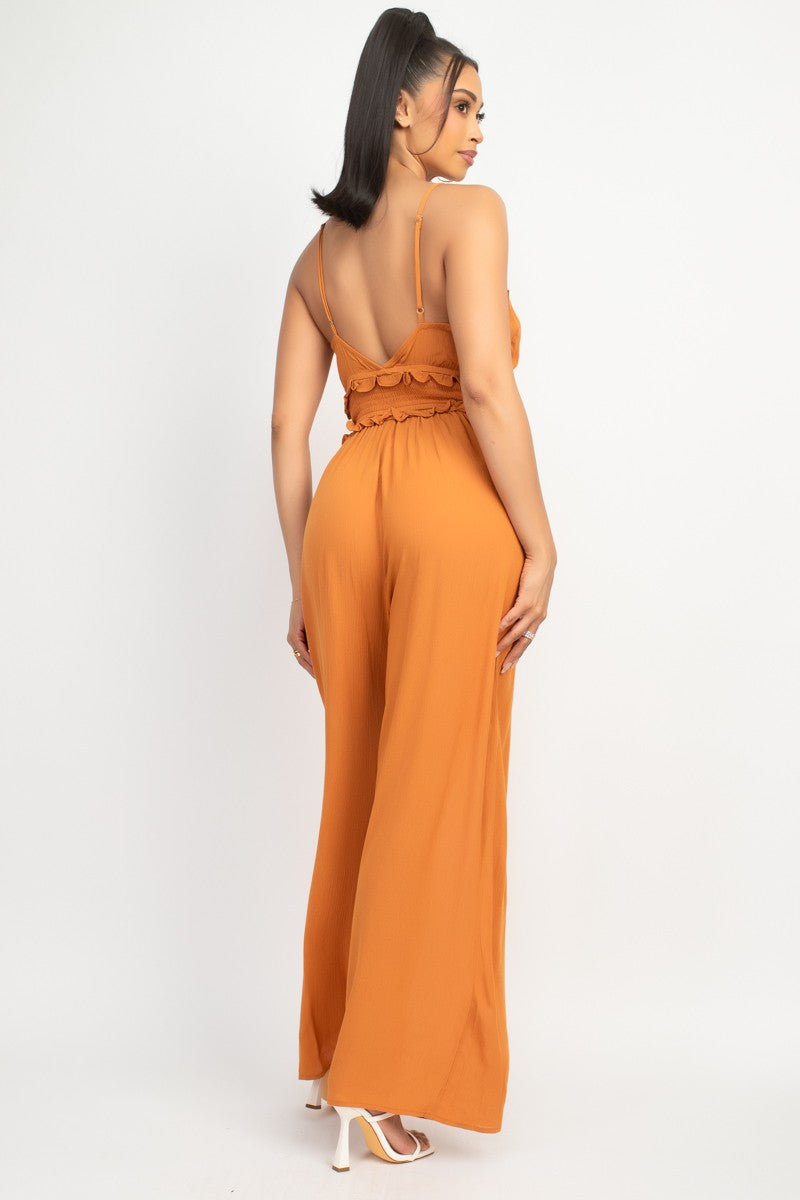 Ruffle Jumpsuit