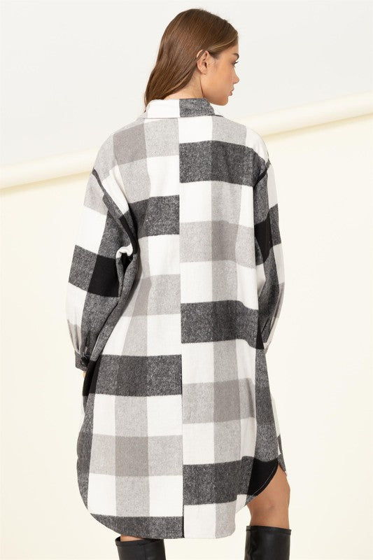 Shops Evereve Plaid Shacket