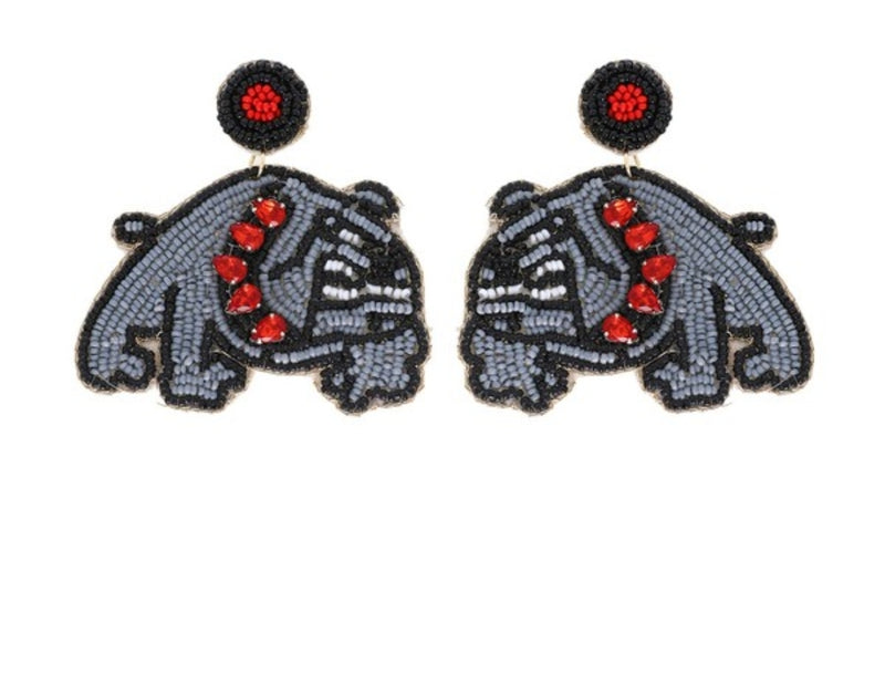 Bull Dog Earrings