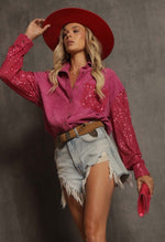 Pink Sparkles Top