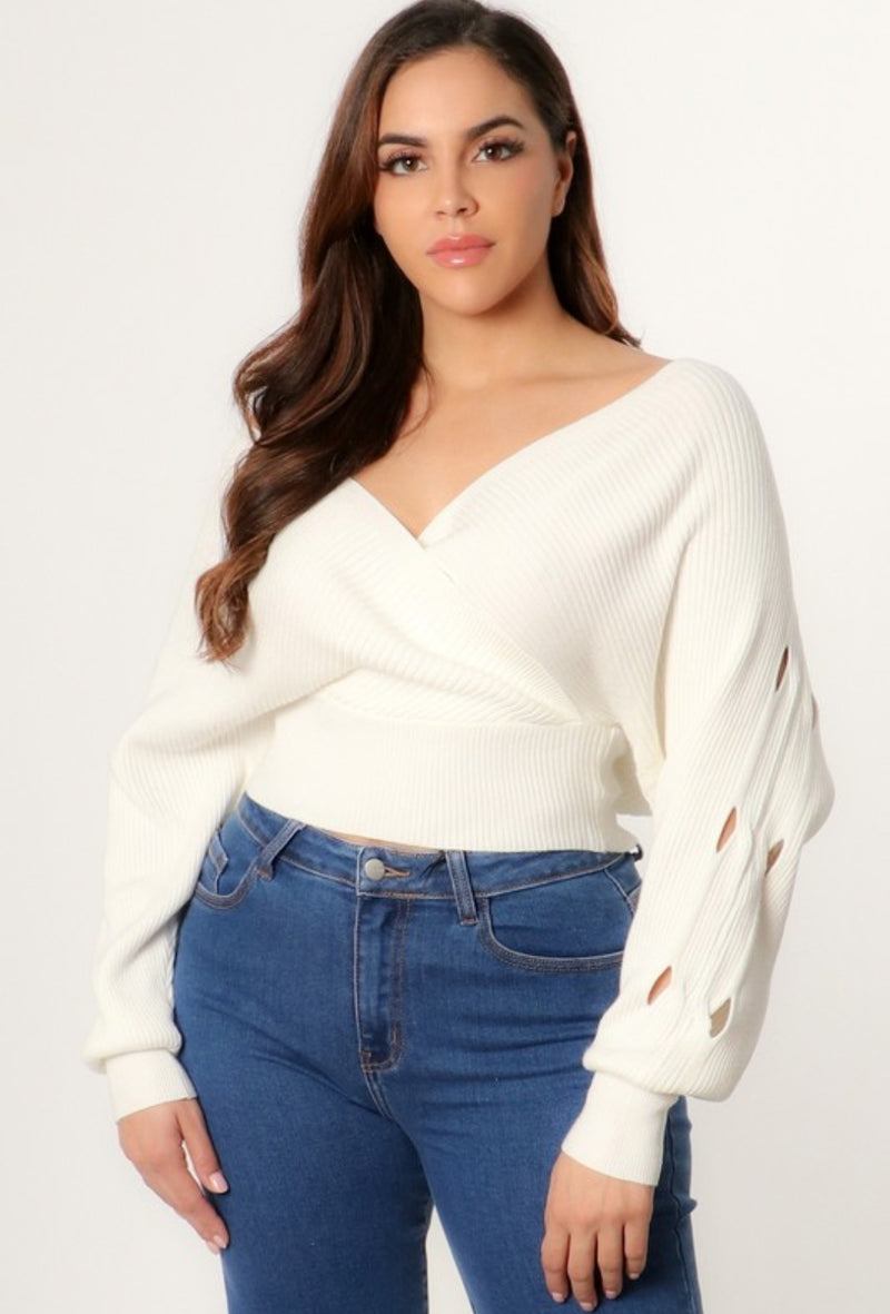 Pearly Winter Top