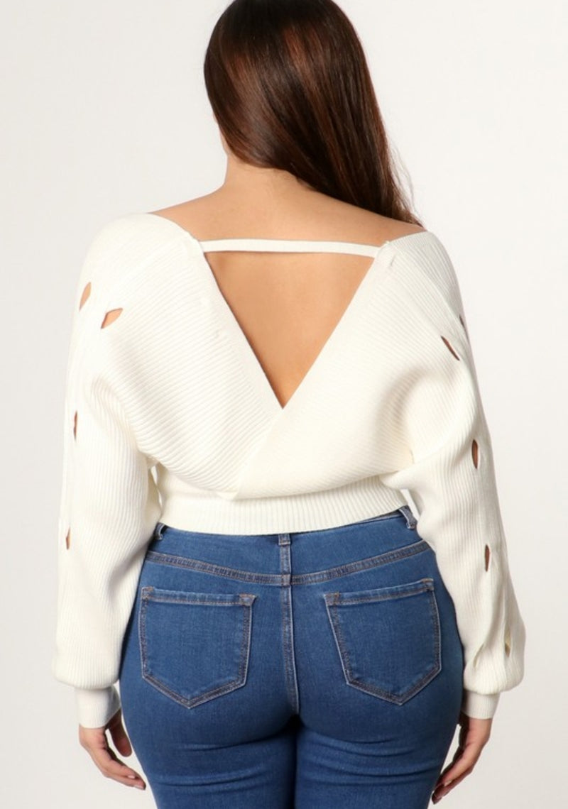 Pearly Winter Top