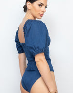 Denim Body Top