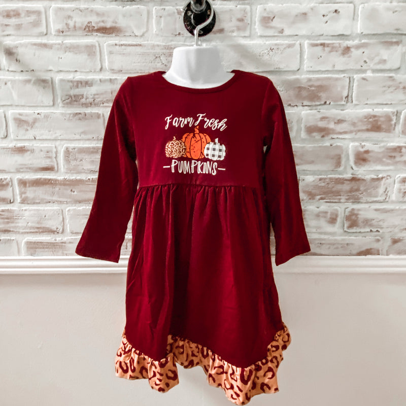 Pumpkin Patch Toddler Dress