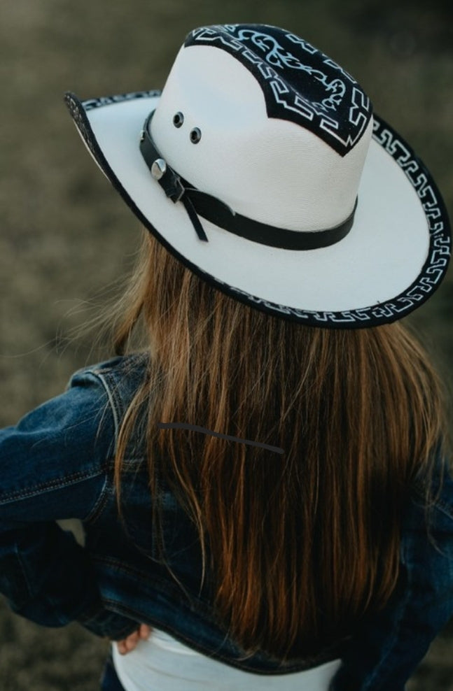 Black Rim Cowgirl Hat