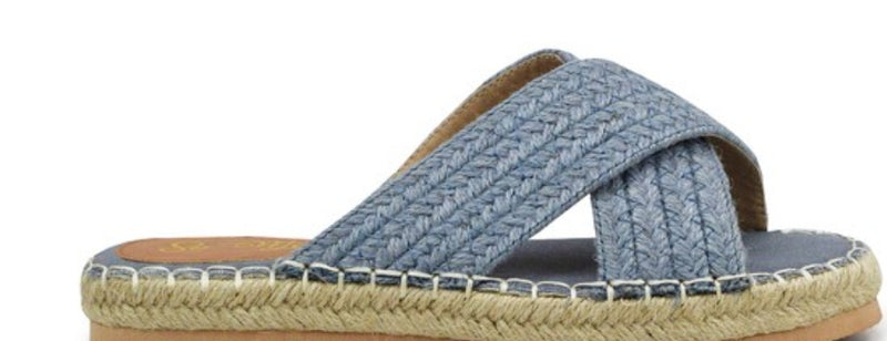 BLUE Braid Sandal