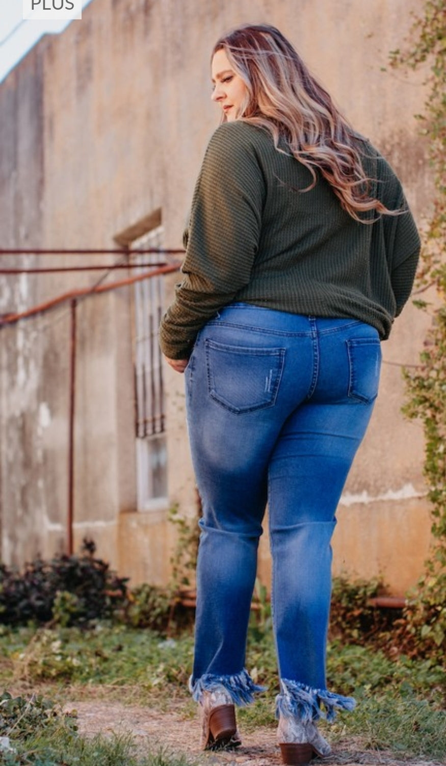 Crazy Bottom Jeans (Plus)