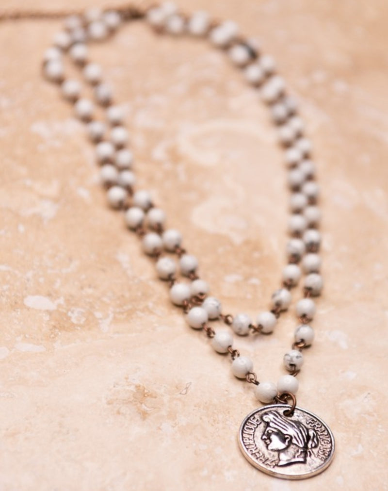 Coin Beads Necklace
